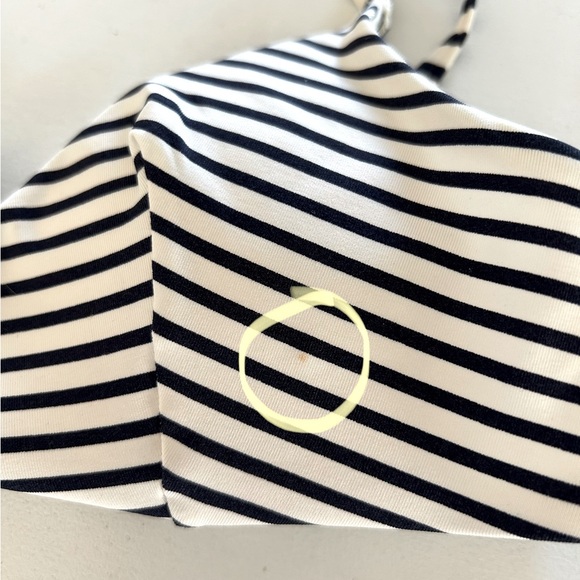 H&M nautical white and dark navy swim top - Picture 8 of 8